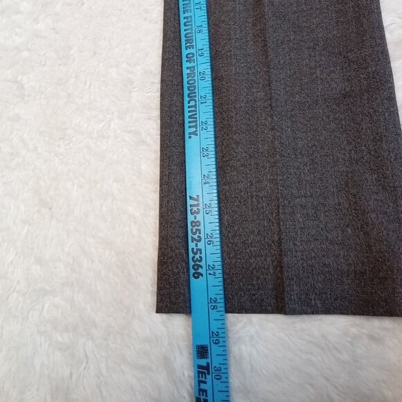 Ann Taylor Women's Gray Wool Blend Dress Pants Size: 2P - Picture 6 of 8